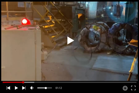Production of seamless calcium wire